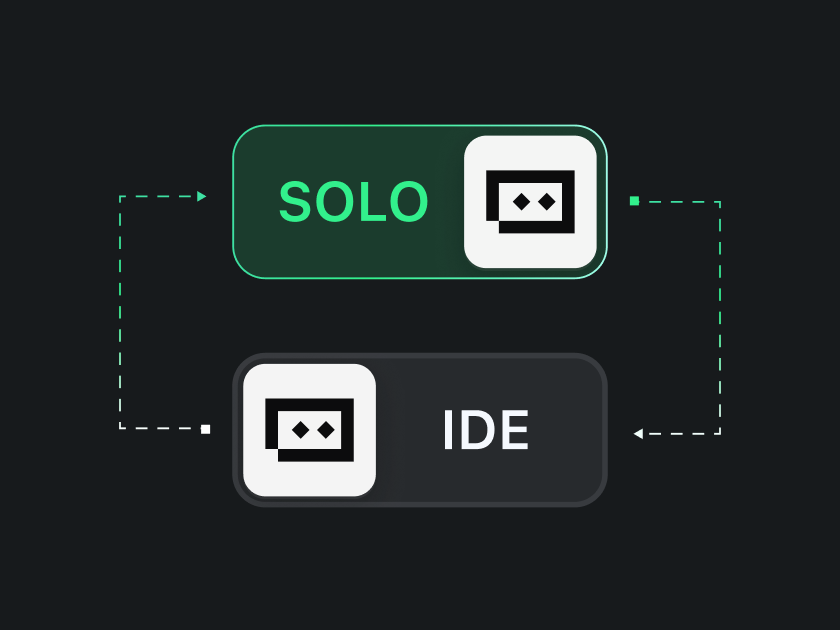 Seamless Switch Between IDE and SOLO